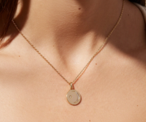 gold plated pendant necklace