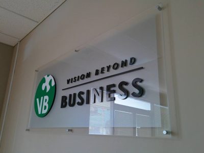 reception signage