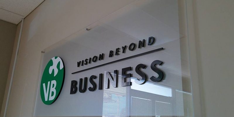 reception signage
