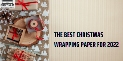 Traditional Christmas wrapping paper