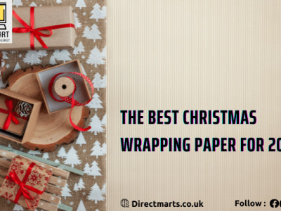 Traditional Christmas wrapping paper