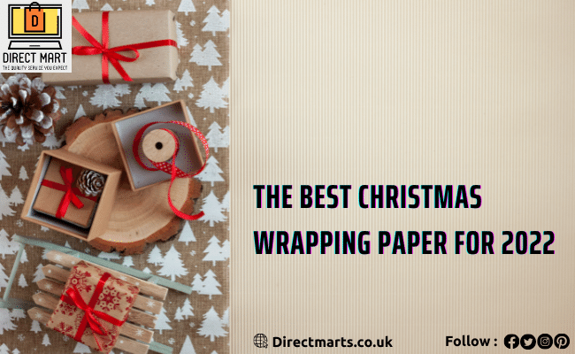 Traditional Christmas wrapping paper