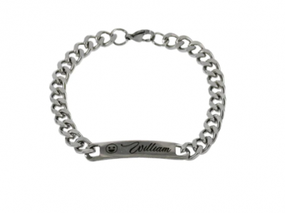 Safety and Fashion with Engraved ID Bracelet