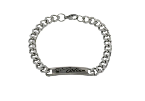 Safety and Fashion with Engraved ID Bracelet