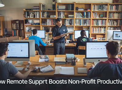 How Remote Support Boosts Non-Profit Productivity