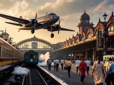 Traveling from the UK to India