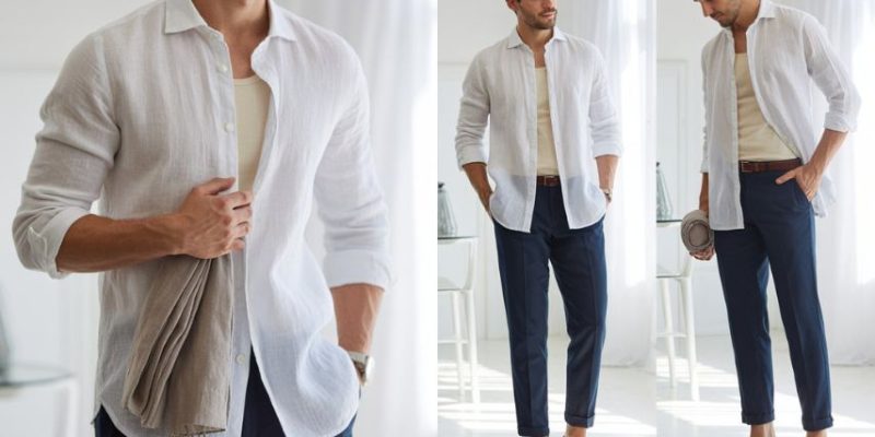 White Linen Shirt Combinations
