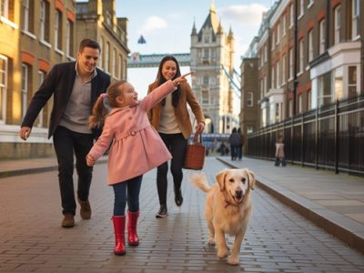 London with the kids