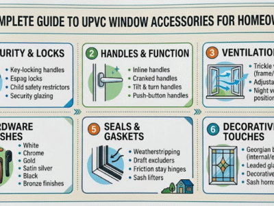 A Complete Guide to UPVC Window Accessories for Homeowners