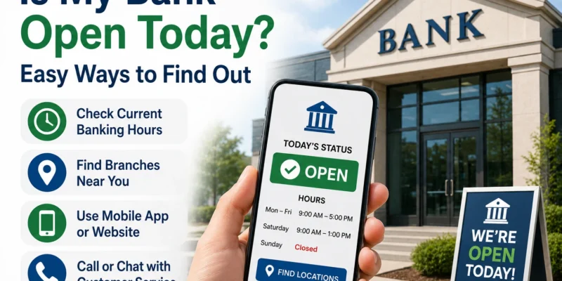 Is My Bank Open Today